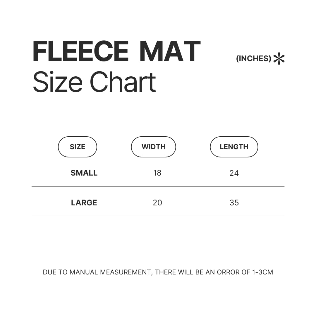 Fleece Mat Size Chart - Star Vs The Forces Of Evil Store