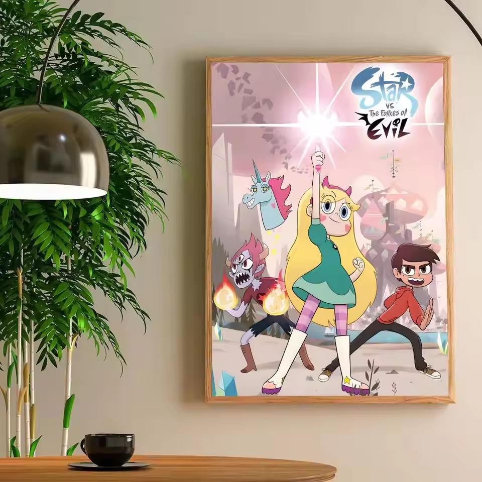 Star Butterfly Magic Wand Wall Art