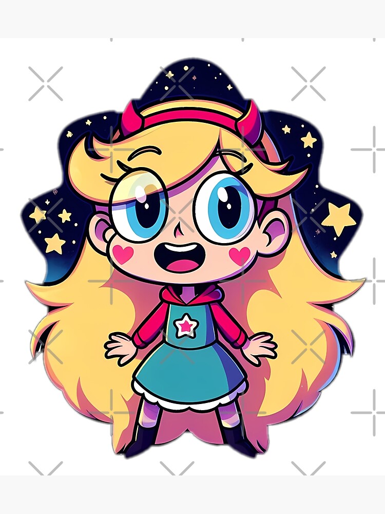 Cute Chibi Star Vs The Forces Of Evil Throw Pillow - Image 2