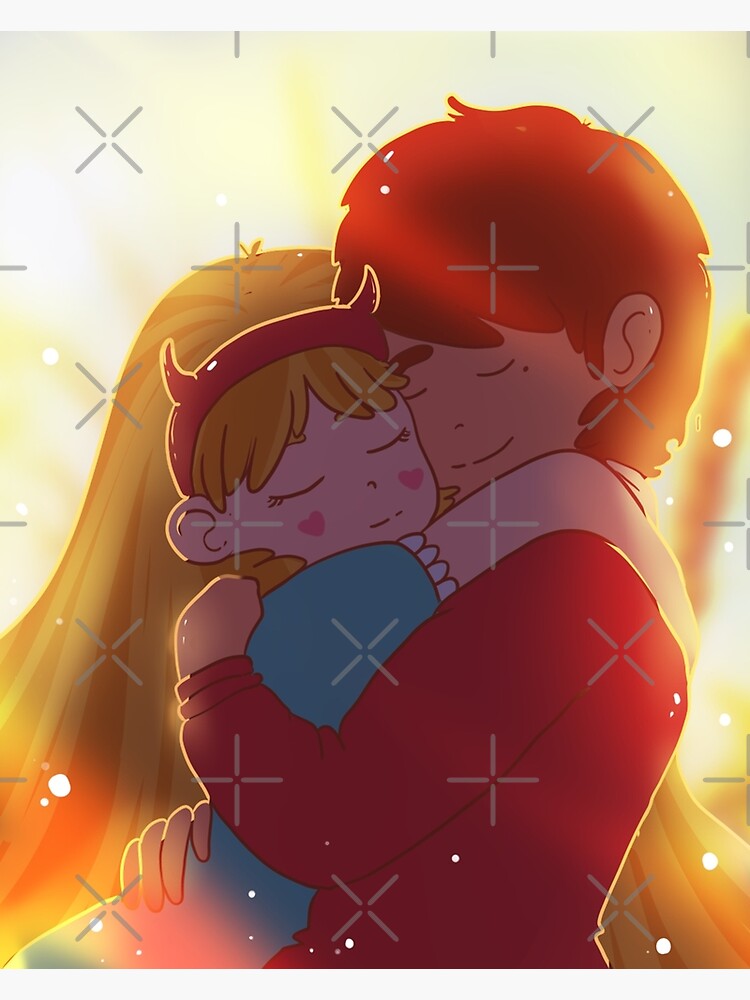 Star And Marco Hugging Shower Curtain - Image 2