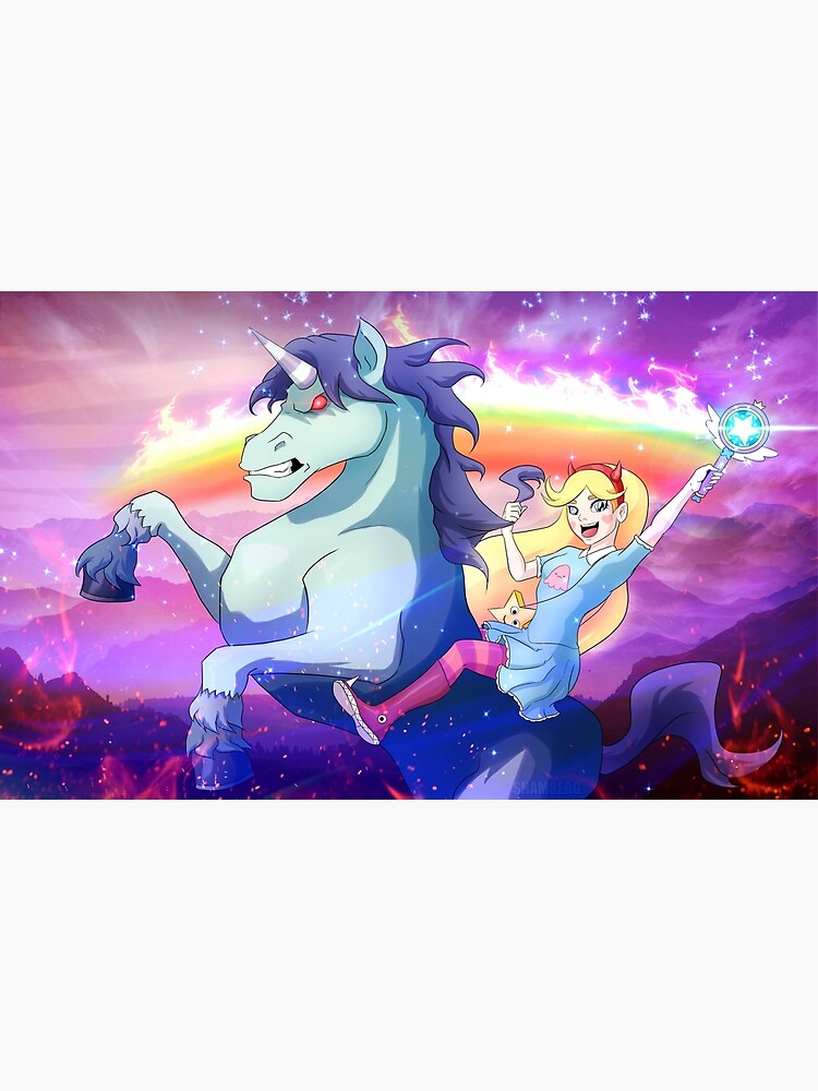 Star With Unicorn Tapestry - Image 2