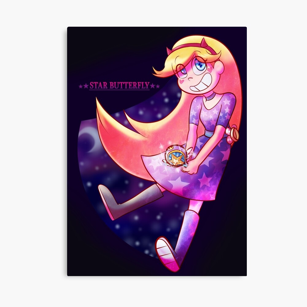 Star Butterfly In Galaxy Poster