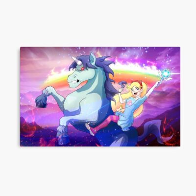 Star With Unicorn Poster