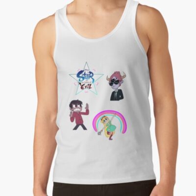 Animation Star Vs Sticker Set Tank Top