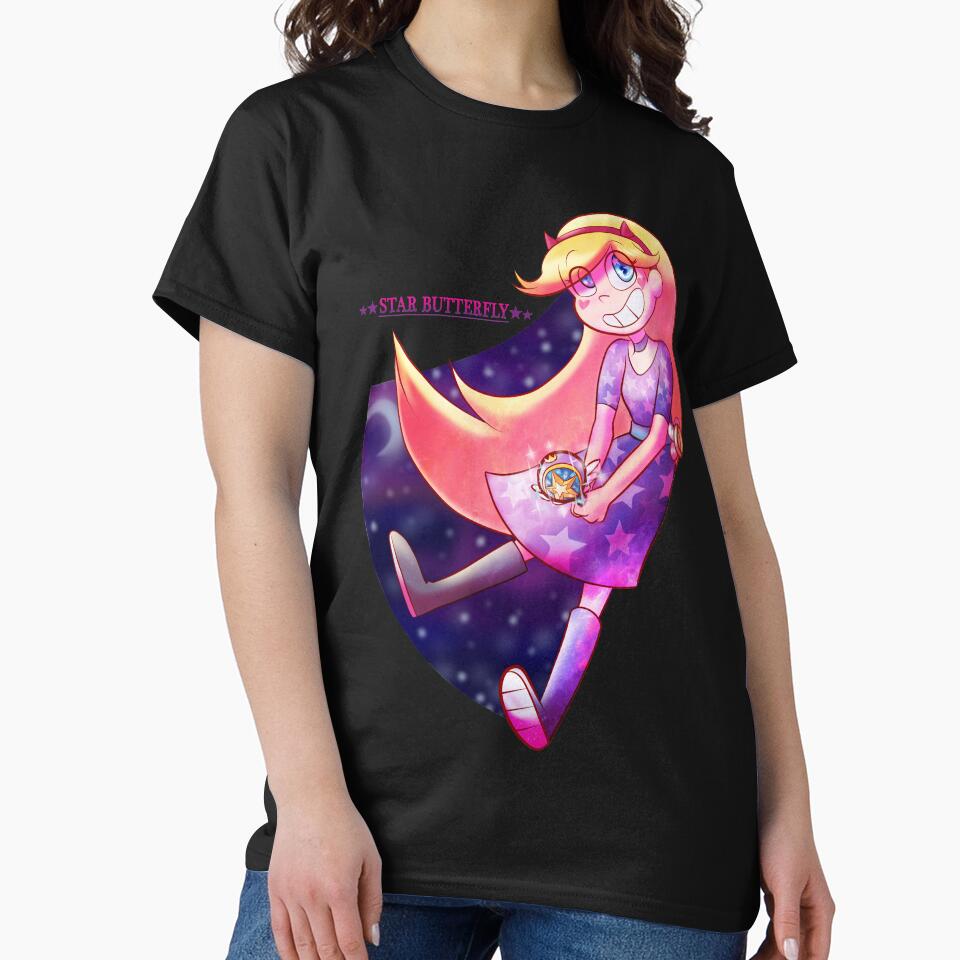 Galaxy Star Butterfly T-shirt - Image 3