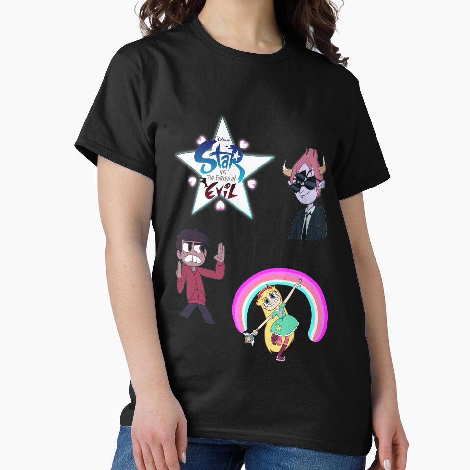 Animation Star Vs Sticker Set T-shirt - Image 3
