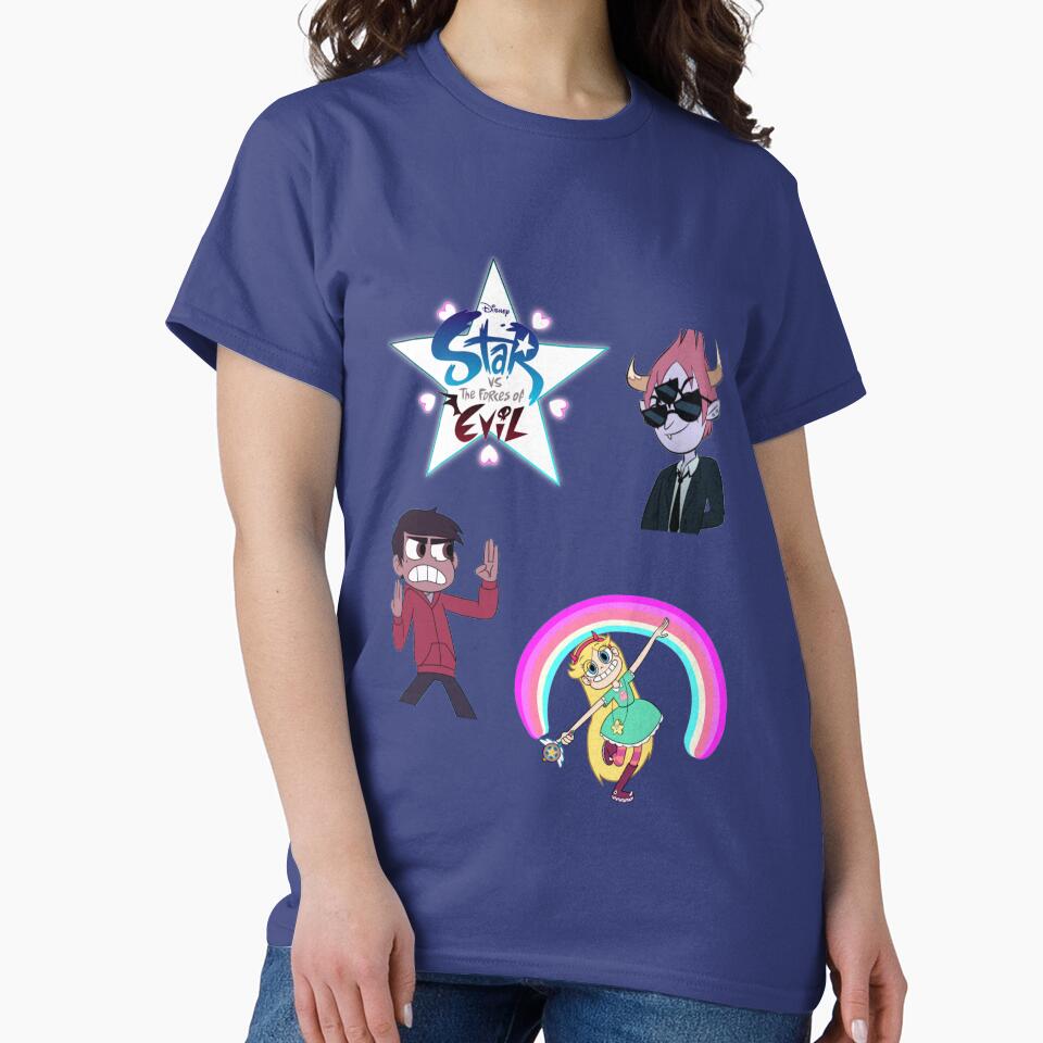 Animation Star Vs Sticker Set T-shirt - Image 4