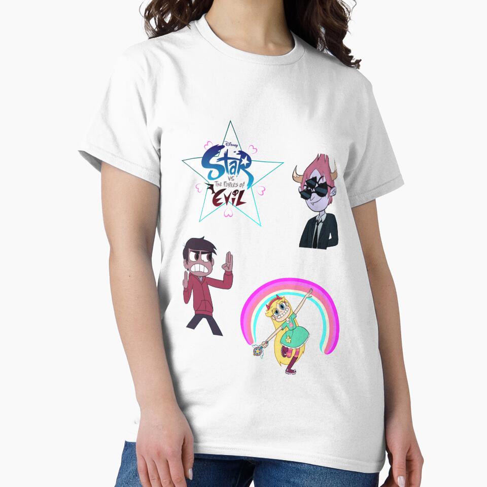 Animation Star Vs Sticker Set T-shirt - Image 2