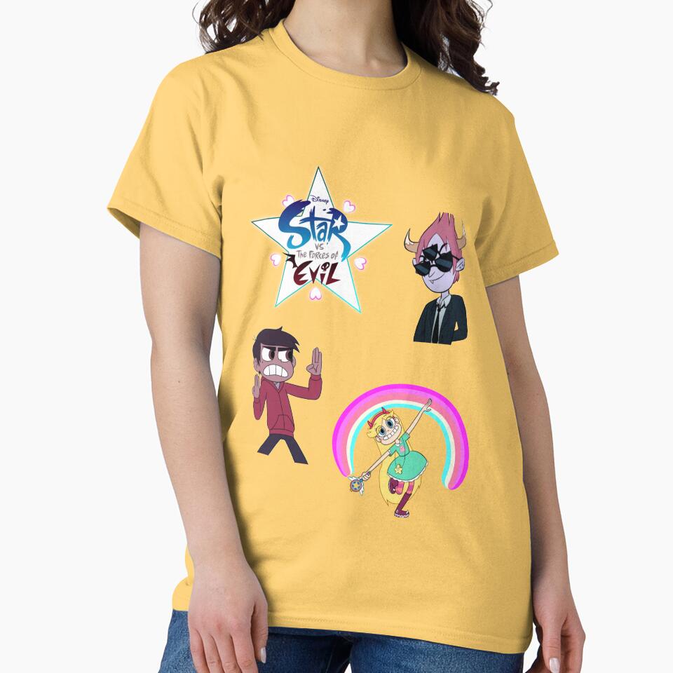 Animation Star Vs Sticker Set T-shirt - Image 6