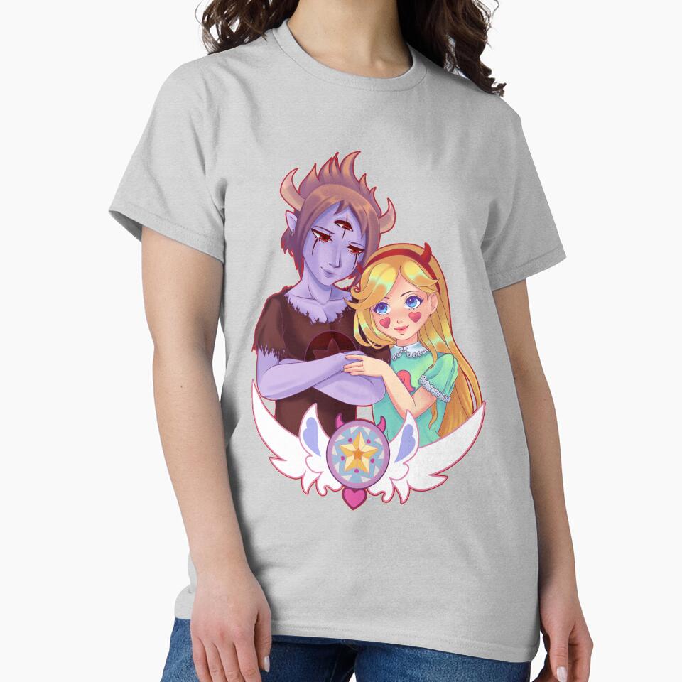 Star Vs The Forces Of Evil Tom And Star T-shirt - Image 3