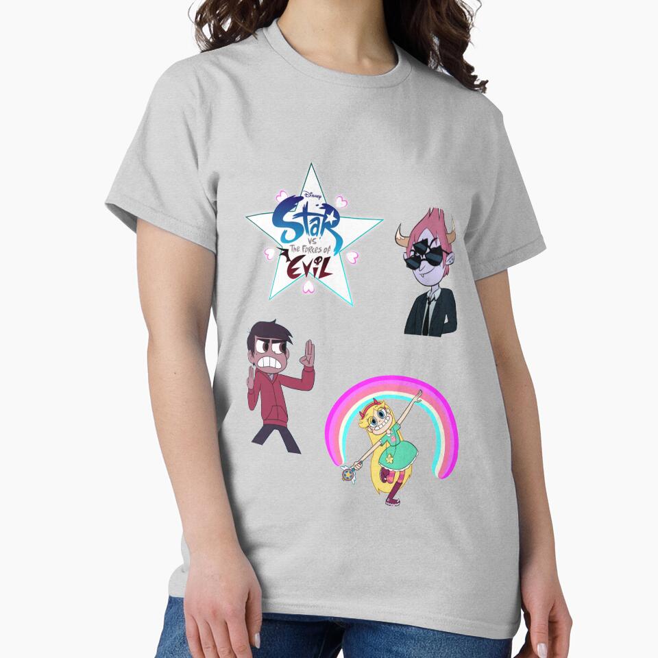 Animation Star Vs Sticker Set T-shirt