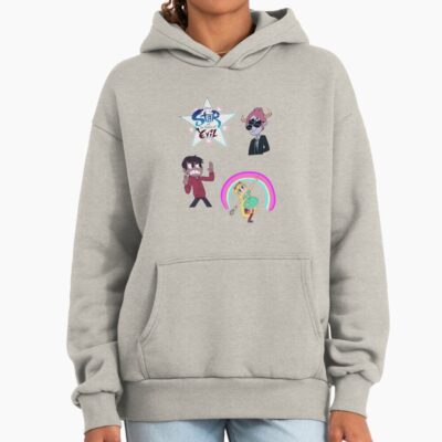 Animation Star Vs Sticker Set Hoodie