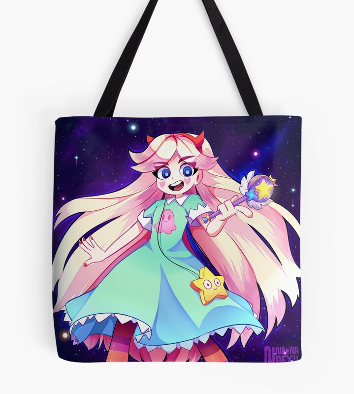 Star Butterfly Anime Tote Bag