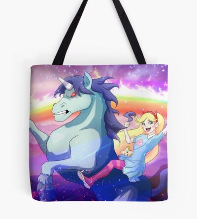 Star With Unicorn Tote Bag