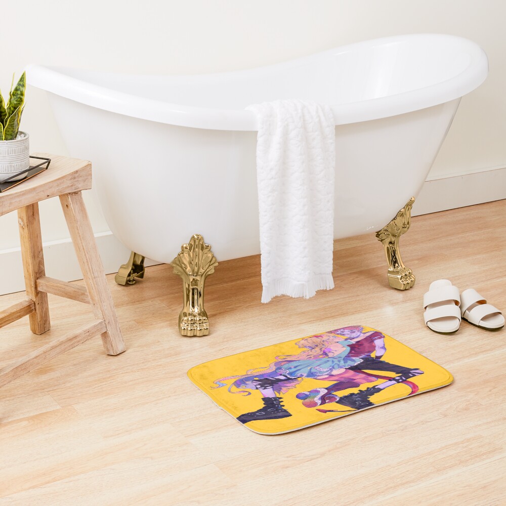 Tom Star Adorable Couple Bath Mat - Image 2