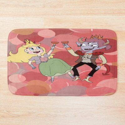 Bubbles And Royalty Bath Mat