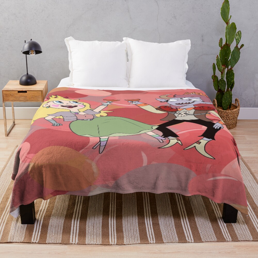 Bubbles And Royalty Throw Blanket