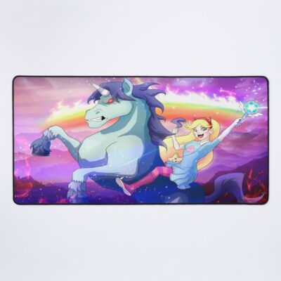 Star With Unicorn Mouse Pad