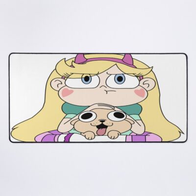 Star And Puppy Mouse Pad
