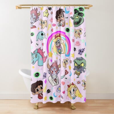 Star Vs The Forces Of Evil Blanket Shower Curtain