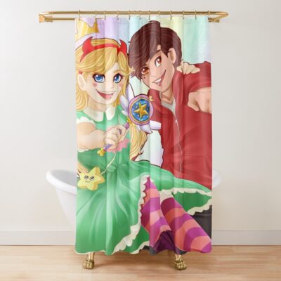 Star Loves Marco Shower Curtain