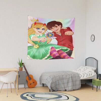 Star Loves Marco Tapestry