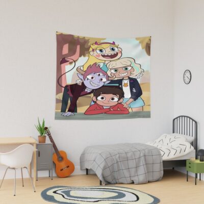 Rainbow Seafoam Fire Safety Tapestry