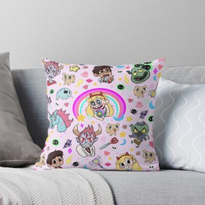 Star Vs The Forces Of Evil Blanket Throw Pillow