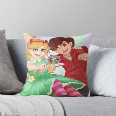Star Loves Marco Throw Pillow