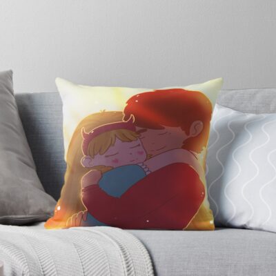 Star And Marco Hugging Throw Pillow
