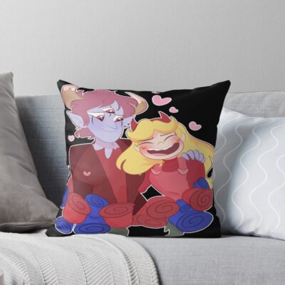 Roses Tom And Star Throw Pillow
